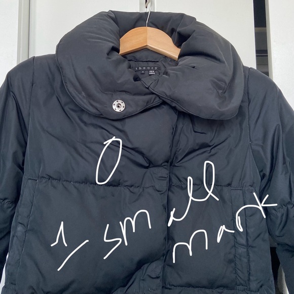 Theory - Kielly Puffer Jacket - Size Medium - Black Excellent - Picture 14 of 17